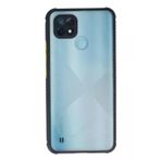 Marsilyan Realme C21 Kılıf Miami Şeffaf Silikon - Lacivert