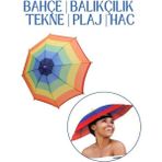Marsilyan Relax Eller Serbest 4 Mevsim Kafa Şemsiyesi - Renkli - standart
