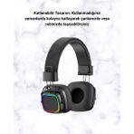 Marsilyan Renkli Işık Efektli Bluetooth 5.3 Müzik Kulaklığı - -- - 1