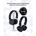 Marsilyan Rgb Işıklı Katlanabilir Bluetooth 5.3 Kulak Üstü Kulaklık - 1