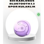 Marsilyan S05 Kablosuz Kulaklık Bluetooth 5.3 Ipx4 Su Geçirmez Stereo Ses Otomatik Bağlant? - MCT6429-3337 - Çok Renkli