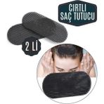 Marsilyan Saç Tutucu Ayırıcı Cırt Bant Berber Saç Bantı 2 Adet Pratik Saç Aksesuarı 717293