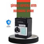 Marsilyan Şifreli Atm Kasa Görünümlü Para Biriktirme Kumbarası - Renkli - standart