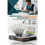 Marsilyan Süper Ince 1.2mm Hss Hassas Makine Kılavuz Ucu Seti - 10 Adet (Saatçi ve Mikro Mekanik) 723191 - Çok Renkli