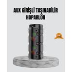Marsilyan Taşınabilir Bluetooth Hoparlör Çift Sürücü Güçlü Bas Hd Ses Çoklu Bağlantı - 1
