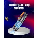 Marsilyan Taşınabilir Şarjlı El Süpürgesi Çok Yönlü Temizlik 5 Başlıklı Numaratör Hediyeli - 1 - (ClearEyelets)Black-RadiantOrchid