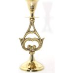 Marsilyan- Tekli Pirinç Şamdan Model 6 - Renkli - standart