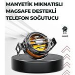 Marsilyan Telefon Soğutucu | LED Işık Efektli | Power Aparatlı | Sessiz ve Taşınabilir Model - Renkli - standart