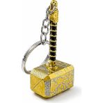 Marsilyan- Thor Çekici Mjolnir Metal Anahtarlık - Renkli - standart