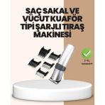 MARSİLYAN- Tıraş Makinesi Temizlik ve Yağlama Setiyle Birlikte