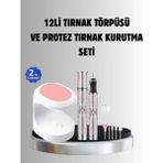 Marsilyan Tırnak Matkabı ve LED Oje Kurutucu 2’li Profesyonel Bakım Seti