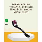 Marsilyan Titanyum Dermaroller 540 Iğne Cilt Onarım ve Kolajen Üretim Desteği Ieg - 1