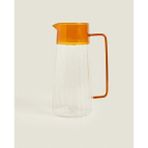 Marsilyan Turuncu Detaylı Cam Sürahi 1600 ml - Renkli - 1 lt