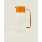 Marsilyan Turuncu Detaylı Cam Sürahi 1600 ml - Renkli