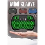 Marsilyan Tv Uyumlu Mini Klavye Q Klavye Işıklı Tüm Cihazlara Uyumlu - 1 - 001-Renkli