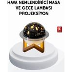 Marsilyan USB Mini Hava Nemlendirici ve Projeksiyon Lamba – Taşınabilir, Sessiz, Dekoratif Aromaterapi Cihazı - Renkli - 1