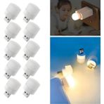 Marsilyan USB Mini Top LED 10’lu Aydınlatma Seti – Sıcak Renkli Gece Lambası, Enerji Tasarruflu Mikro L - 1 - 10 W - Amber