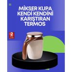 Marsilyan USB Şarjlı Elektrikli Karıştırıcı Kupa – Sıcak & Soğuk Içecekler Için - Renkli - standart