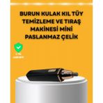 Marsilyan USB Şarjlı Sessiz Burun ve Kulak Kılı Temizleme Cihazı - Renkli - standart