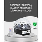 Marsilyan Uzaktan Kumandalı Rgb LED Disko Topu Bluetooth Hoparlörlü - 1