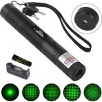Marsilyan Wison WS-503 100MW 3.7V 3200 Mah Desen Başlıklı Şarjlı Yeşil Lazer Pointer (K95) - Renkli