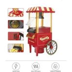 Marsilyan Yağsız Mısır Patlatma Popcorn Makinesi Kırmızı