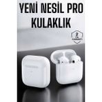 Marsilyan Yeni Nesil Pro Bluetooth Kulaklık Uzun Pil Ömrü Beyaz - Çok Renkli