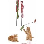 Marsilyan- Yılbaşı Temalı Kedi Oyun Oltası - 1 - Renkli
