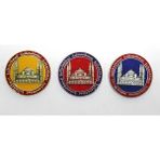 Marsilyan- Yöresel Sultanahmet Magnet Yuvarlak Tasarım - Renkli - standart