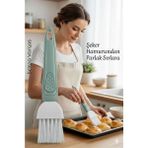 Marsilyan Yumurta Fırçası 18 cm Mutfak Yağlama Sos Sürme Fırçası Pasta Hamur Fırçası 722285 - Renkli - standart