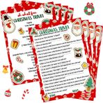 Marspark 80 Adet Noel Trivia Oyunları Soru ve Yanıt Kartları Aile için Trivia Oyunları, Noel Tatili Oyun Tahmin Etkinliği Yetişkinler Çocuklar İş Arkadaşları Gruplar Noel Partisi Malzemeleri