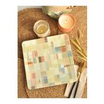 M'art Home Dekor Dijital Mix Kare Servis Tabağı 25X25