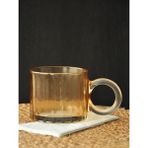 M'art Home Hicheon Anber Cam Bardak-Kupa Sarı 250 ml