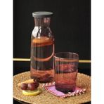 M'art Home Sipahi Kapaklı Karaf Seti Mor 1250 ml - Kahverengi - 1,25 lt