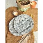 M'art Home Sipahi Matrix 2 Li Servis Tabağı 25 cm Porselen