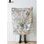 Marte Home Yılbaşı & Christmas Desenli Çift Taraf Baskılı 100X170 cm Polar Tv Battaniyesi - 100 x 170 cm - Krem