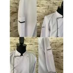 Marten Beyaz Uzun Kol Şef Aşçı Çeketi / Aşçı Gömleği ( Aşç-Ü 10001 ) - 2XL - 001-Beyaz