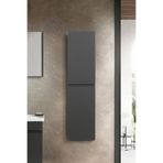 Martha Life Arya 140 cm Siyah %100 Mdf Banyo Boy Dolabı