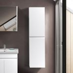Martha Life Venna 140 cm Beyaz %100 Mdf Banyo Boy Dolabı