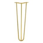 Martı 71 Cm Gold Altın Metal Masa Ve Sehpa Ayağı Tekli Dayanıklı Mobilya Yükseltici Destek Modeli