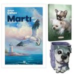 Martı - Anton Çehov ve Dekoratif Köpek Kalemlik - Minik Dostlar Planlama Defteri