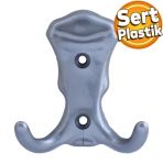 Martı Duvar Vestiyer Portmanto Askısı Dolap Elbise Askılığı Gri Plastik Askı Askılık