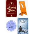 Martı Yayınları Sherlock Holmes Tek Kitap Ciltli ve Kutulu + Telefon Tutucu + Bir Kar Tanesi