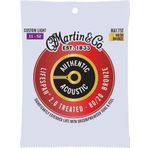 Martin Co Ma175t Sp Lifespan Treated Akustik Gitar Teli Custom Light 11-52