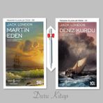 Martin Eden - Deniz Kurdu , Jack London 2 Kitap (Caprice Tükenmez Kalem Hediye) - Hediyeli