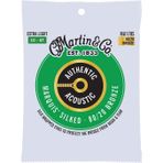 Martin MA170S Akustik Gitar Teli 10-47 Marquis Silked 80.20 Bronze Authentic Extra Light