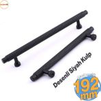 Martin Siyah Metal Kulp 192 Mm Mobilya Çekmece Mutfak Dolabı Dolap Modern Kapak Kulpları Grip Desen