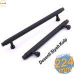 Martin Siyah Metal Kulp 224 Mm Mobilya Çekmece Mutfak Dolabı Dolap Modern Kapak Kulpları Grip Desen