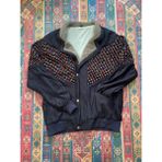 Martino Life Vintage Oversize Retro Etnik Desenli Kürklü Ceket Blüd4 - 2XL - Çok Renkli