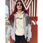 Martino Life Vintage Oversize Retro Etnik Desenli Kürklü Ceket Gedk4 - Çok Renkli